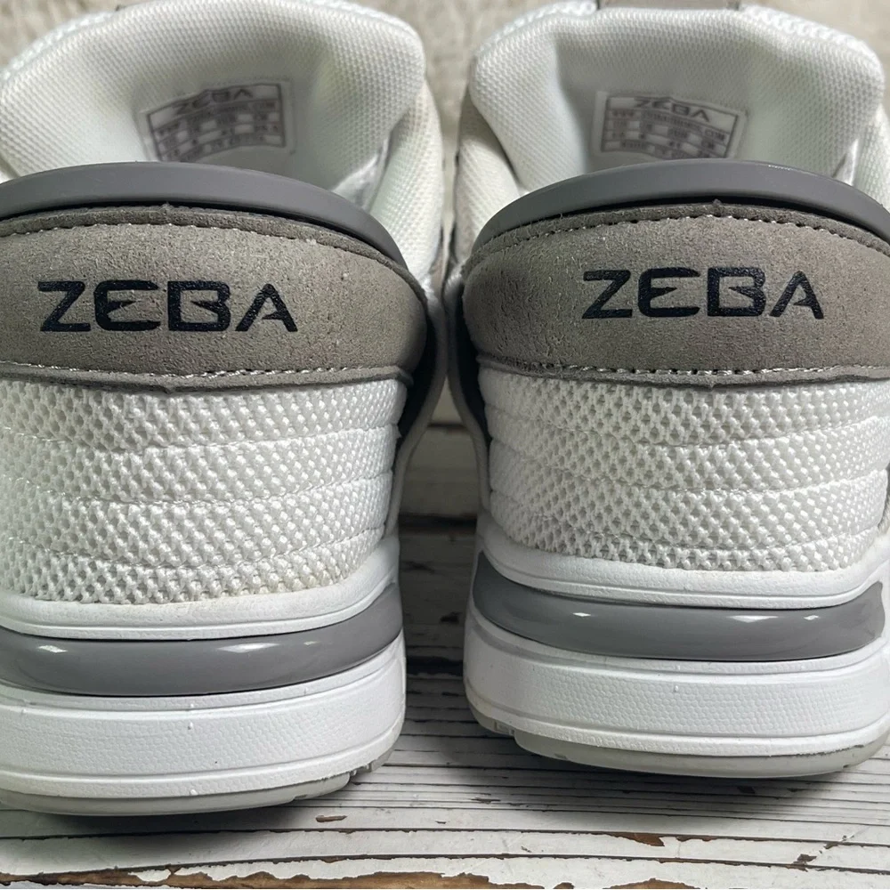 CLEAN Size 10 Zeba Women's Hands Free Slip-On‎ Walking Shoes White Sand Wide